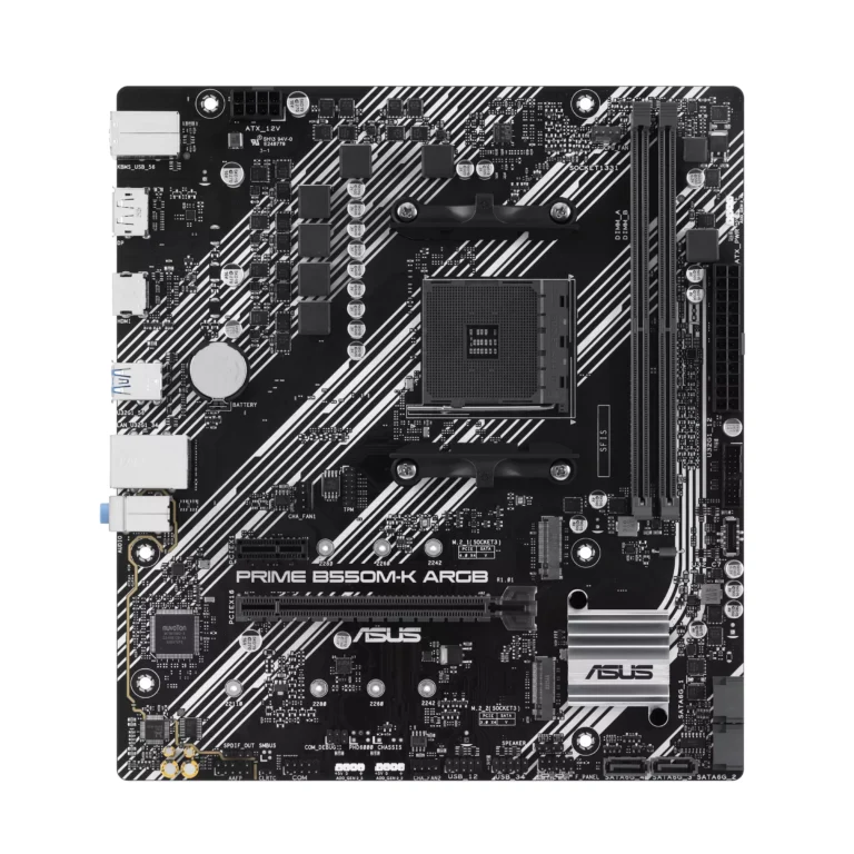 Placa de baza ASUS PRIME B550M-K ARGB  Socket AM4