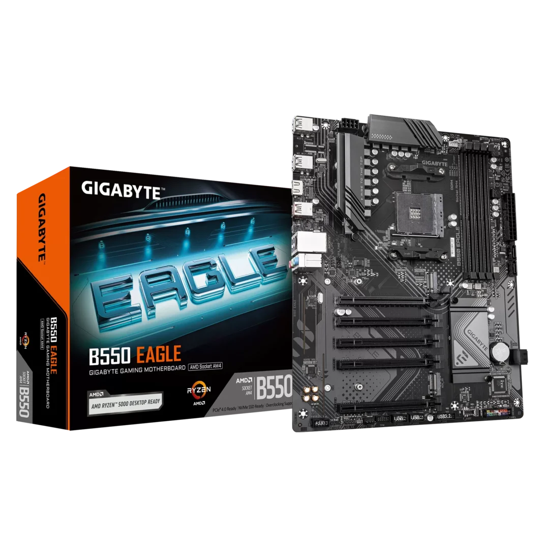 Placa de baza Gigabyte B550 EAGLE Socket AM4 Placa de baza Gigabyte B550 EAGLE Socket AM4
