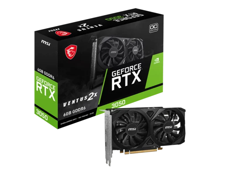 Placa Video MSI GeForce RTX 3050 VENTUS 2X E 6G OC  6GB GDDR6  96 biti
