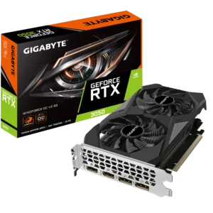 Placa Video Gigabyte GeForce RTX 3050 WINDFORCE OC V2 6G 6GB GDDR6 96 biti Placa Video Gigabyte GeForce RTX 3050 WINDFORCE OC V2 6G 6GB GDDR6 96 biti