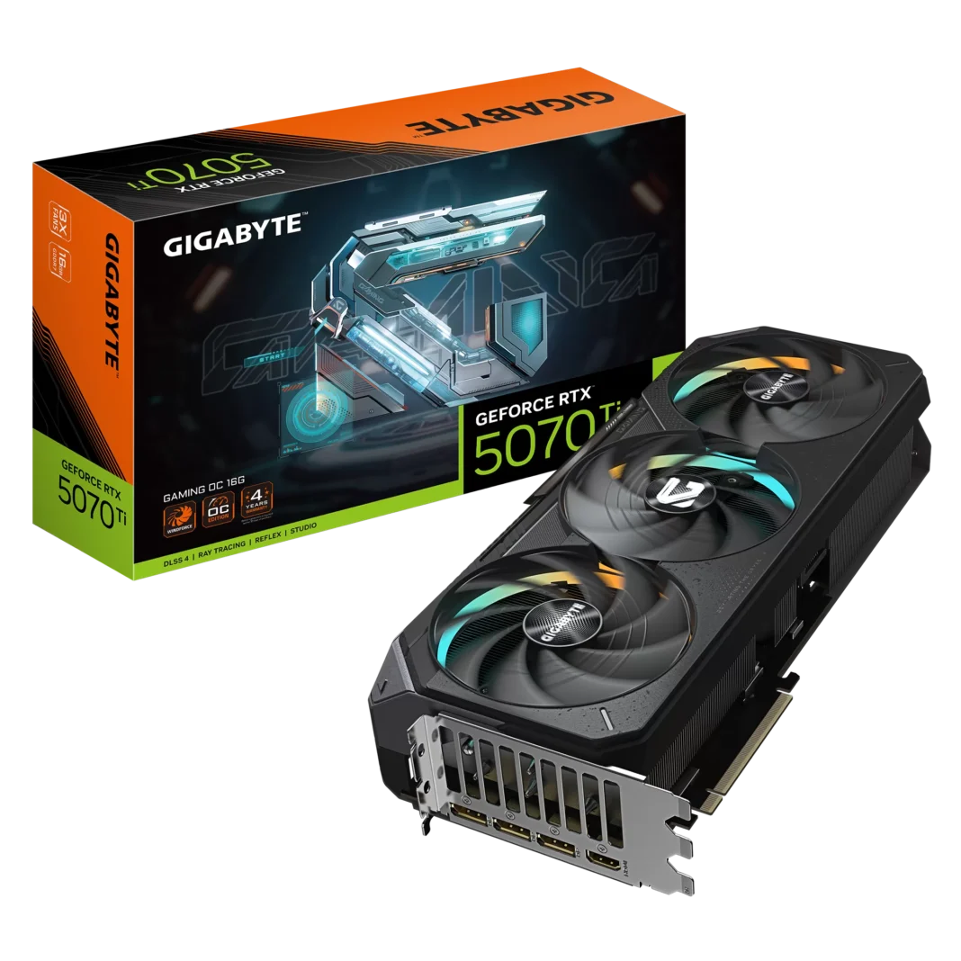 Placa Video Gigabyte GeForce RTX 5070 Ti GAMING OC 16G 16GB GDDR7 256 biti Placa Video Gigabyte GeForce RTX 5070 Ti GAMING OC 16G 16GB GDDR7 256 biti