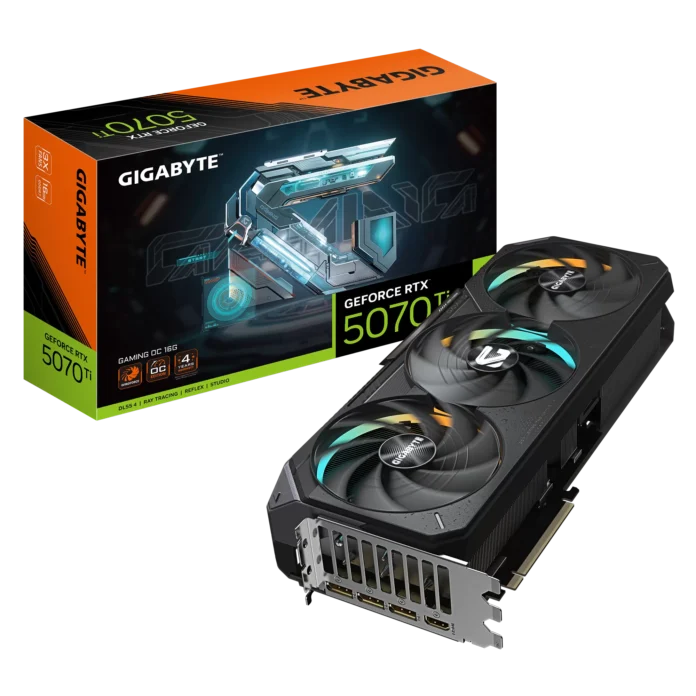 Placa Video Gigabyte GeForce RTX 5070 Ti GAMING OC 16G 16GB GDDR7 256 biti Placa Video Gigabyte GeForce RTX 5070 Ti GAMING OC 16G 16GB GDDR7 256 biti
