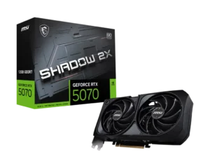Placa Video MSI GeForce RTX 5070 12G SHADOW 2X OC 12GB GDDR7 192 biti Placa Video MSI GeForce RTX 5070 12G SHADOW 2X OC 12GB GDDR7 192 biti
