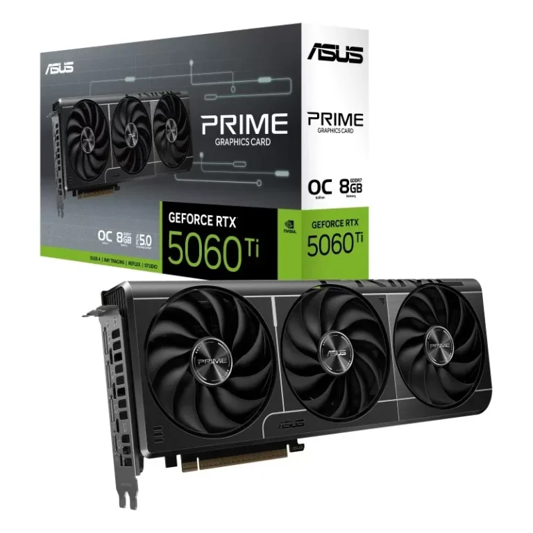 Placa Video ASUS PRIME GeForce RTX 5060 Ti OC Edition  8GB GDDR7  128 biti