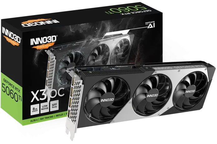 Placa Video Inno3D GeForce RTX 5060 Ti X3 OC 8GB GDDR7 128 biti Placa Video Inno3D GeForce RTX 5060 Ti X3 OC 8GB GDDR7 128 biti
