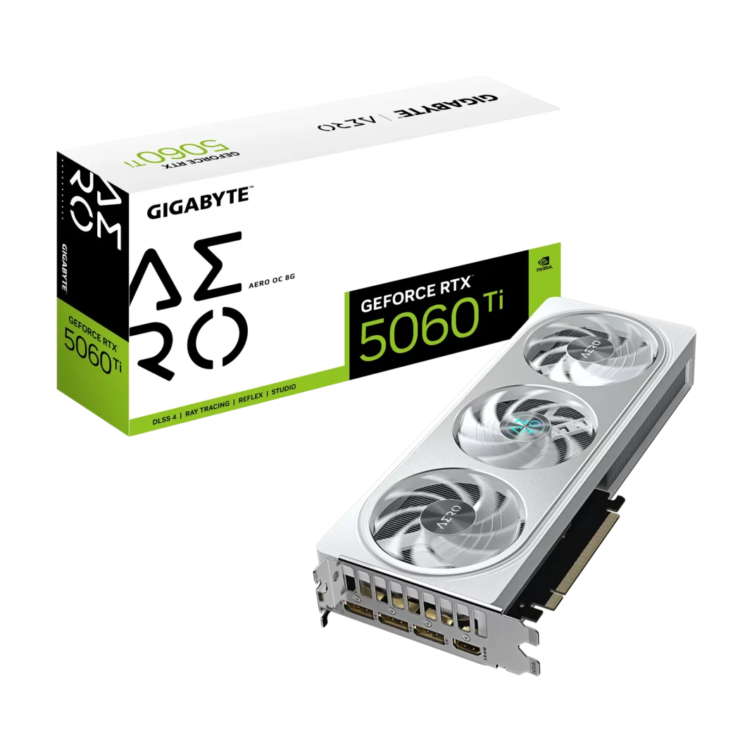 Placa Video Gigabyte GeForce RTX 5060 Ti AERO OC 8G 8GB GDDR7 128 biti Placa Video Gigabyte GeForce RTX 5060 Ti AERO OC 8G 8GB GDDR7 128 biti