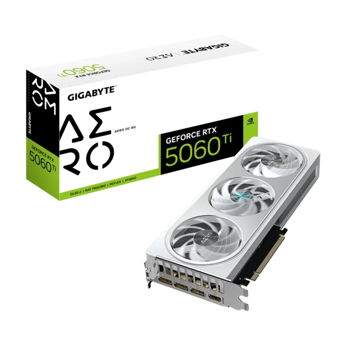 Placa Video Gigabyte GeForce RTX 5060 Ti AERO OC 8G 8GB GDDR7 128 biti Placa Video Gigabyte GeForce RTX 5060 Ti AERO OC 8G 8GB GDDR7 128 biti