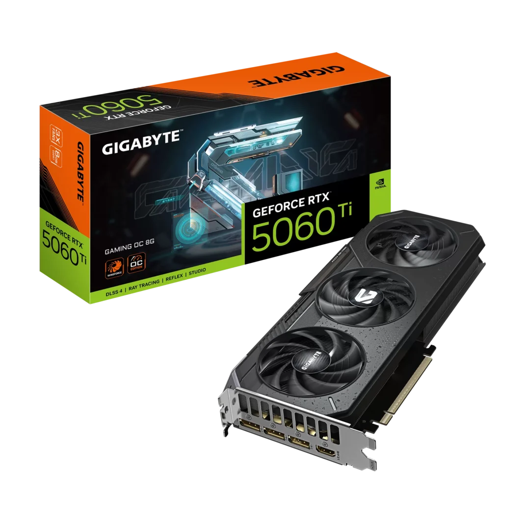 Placa Video Gigabyte GeForce RTX 5060 Ti GAMING OC 8G  8GB GDDR7  128 biti