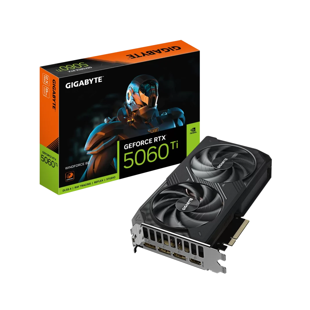 Placa Video Gigabyte GeForce RTX 5060 Ti WINDFORCE 8G 8GB GDDR7 128 biti Placa Video Gigabyte GeForce RTX 5060 Ti WINDFORCE 8G 8GB GDDR7 128 biti
