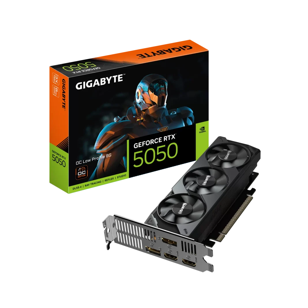 Placa Video Gigabyte GeForce RTX 5050 OC Low Profile 8G  8GB GDDR6  128 biti