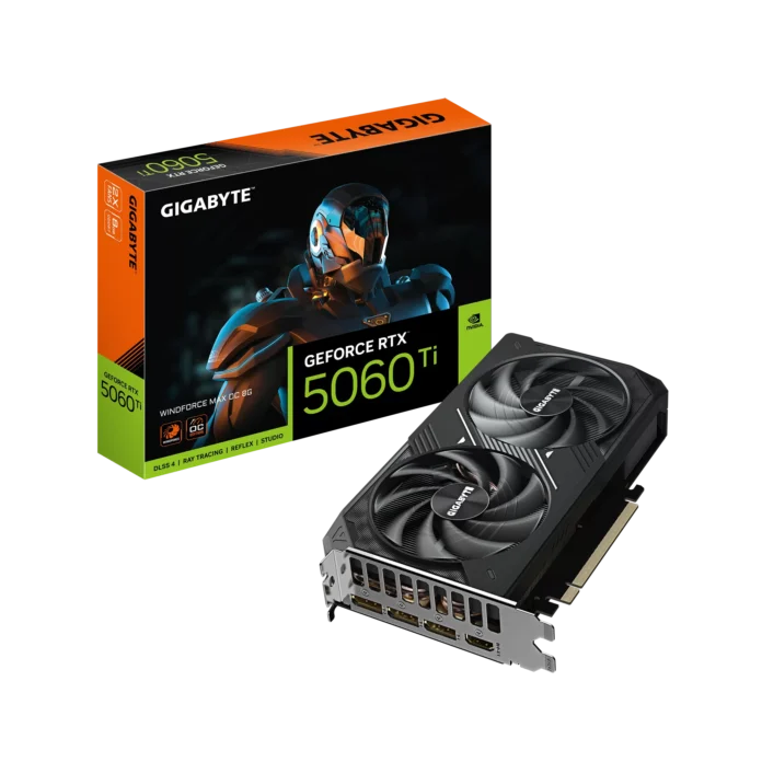 Placa Video Gigabyte GeForce RTX 5060 Ti WINDFORCE MAX OC 8G 8GB GDDR7 128 biti Placa Video Gigabyte GeForce RTX 5060 Ti WINDFORCE MAX OC 8G 8GB GDDR7 128 biti