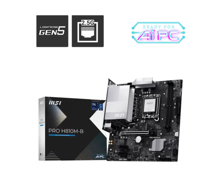 Placa de baza MSI PRO PRO H810M-B  socket 1851