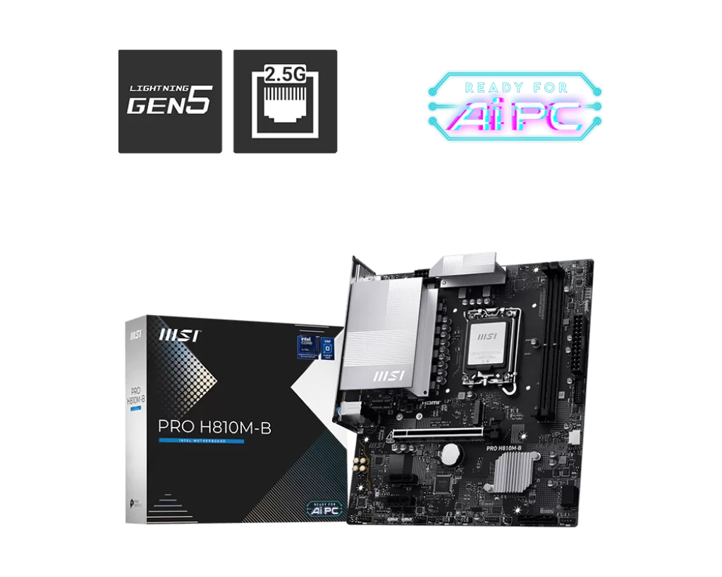 Placa de baza MSI PRO PRO H810M-B socket 1851 Placa de baza MSI PRO PRO H810M-B socket 1851