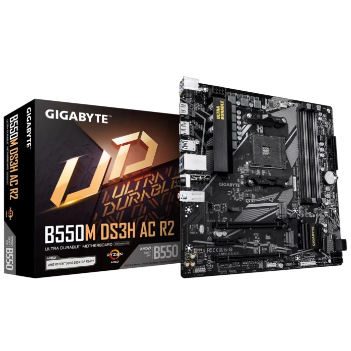 Placa de baza Gigabyte B550M DS3H AC R2 Socket AM4 Placa de baza Gigabyte B550M DS3H AC R2 Socket AM4