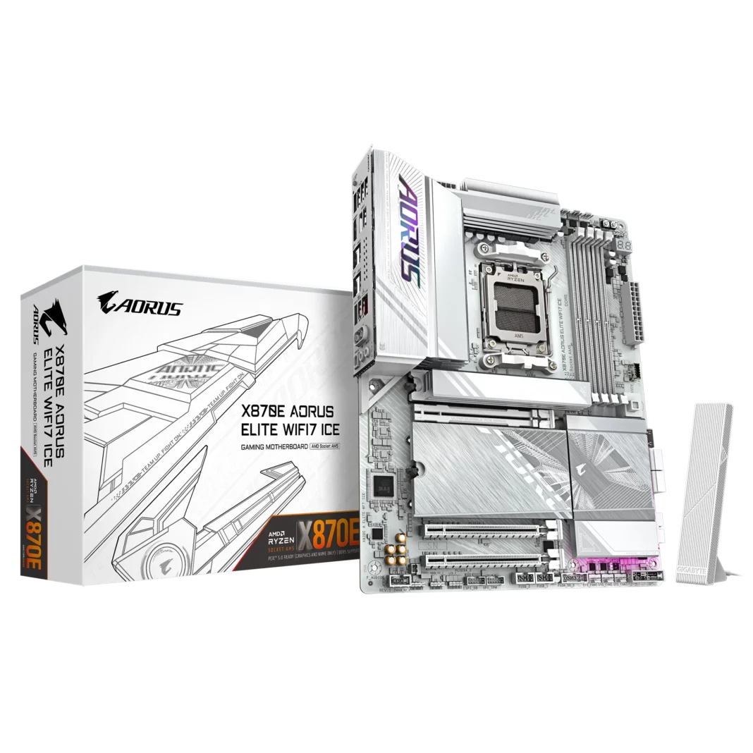 Placa de baza Gigabyte X870E AORUS ELITE WIFI7 ICE Socket AM5 Placa de baza Gigabyte X870E AORUS ELITE WIFI7 ICE Socket AM5