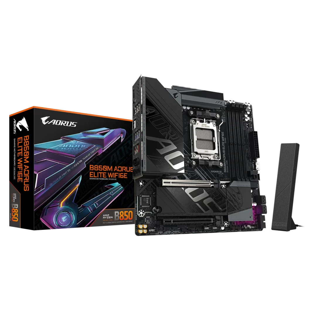 Placa de baza Gigabyte B850M AORUS ELITE WIFI6E Socket AM5 Placa de baza Gigabyte B850M AORUS ELITE WIFI6E Socket AM5