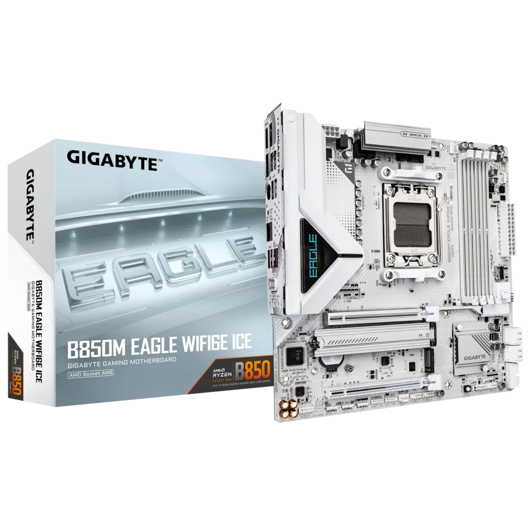 Placa de baza Gigabyte B850M EAGLE WIFI6E ICE  Socket AM5