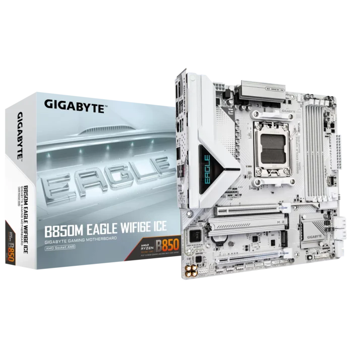 Placa de baza Gigabyte B850M EAGLE WIFI6E ICE  Socket AM5