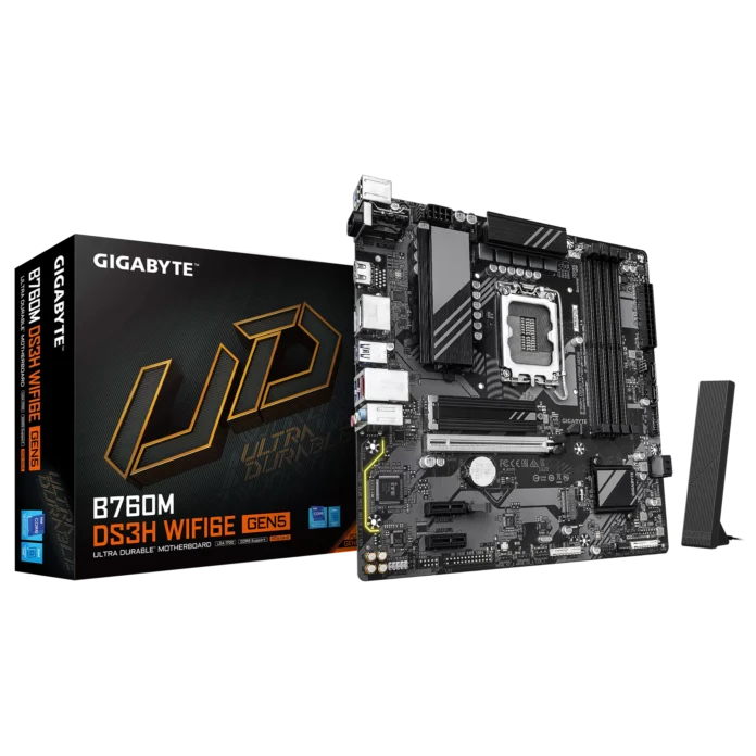 Placa de baza Gigabyte B760M DS3H WIFI6E GEN5 Socket 1700 Placa de baza Gigabyte B760M DS3H WIFI6E GEN5 Socket 1700