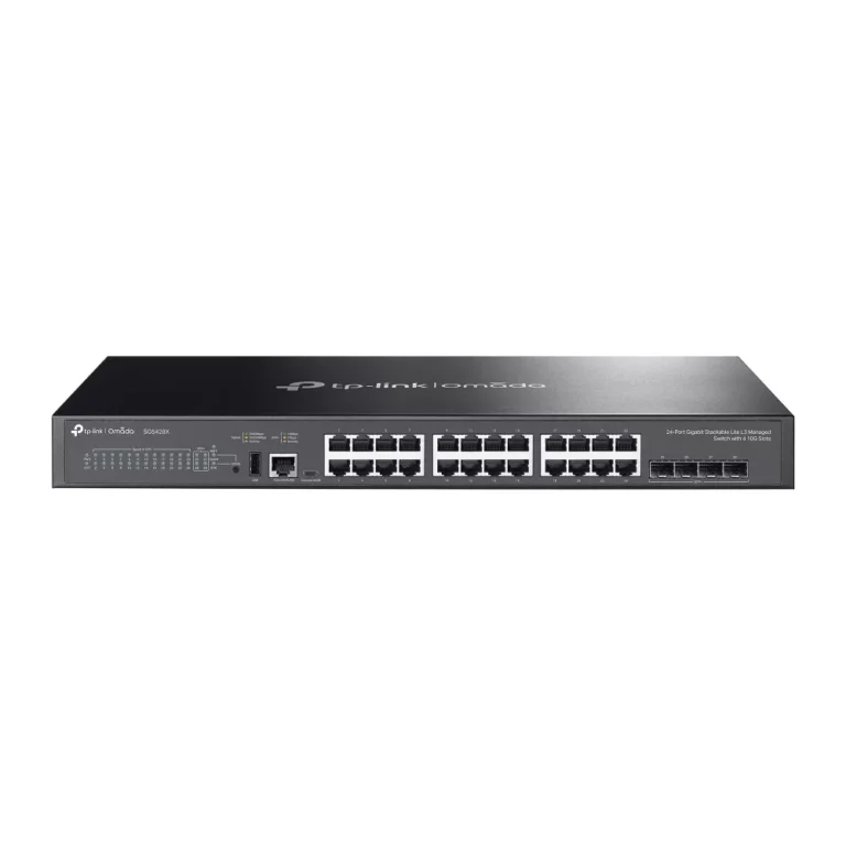 Switch TP-Link Omada SG5428X  cu management  fara PoE  24x1000Mbps + 4xSFP+
