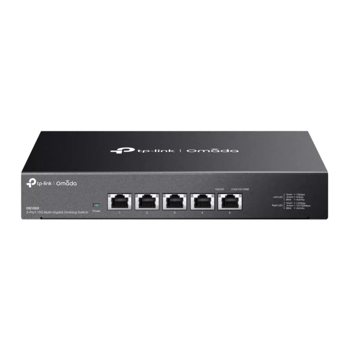 Switch TP-Link Omada DS105X  fara management  fara PoE  5x10000Mbps