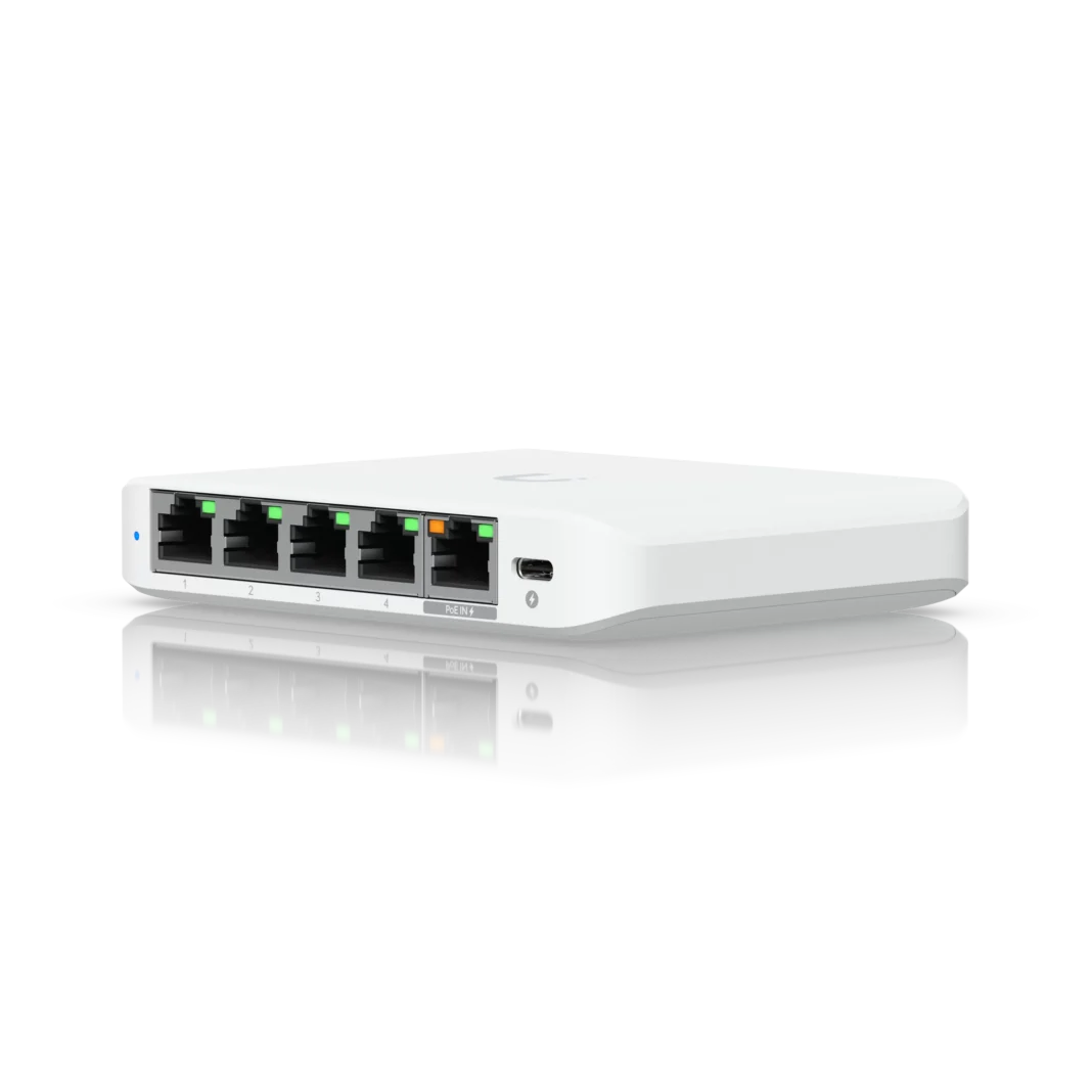 Switch Ubiquiti USW-FLEX-2.5G-5  fara management  fara PoE  5x2500Mbps
