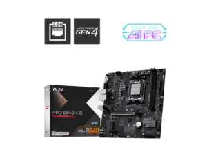 Placa de baza MSI PRO B840M-B Socket AM5 Placa de baza MSI PRO B840M-B Socket AM5