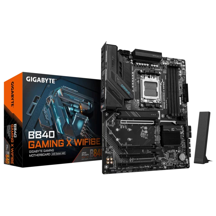 Placa de baza Gigabyte B840 GAMING X WIFI6E Socket AM5 Placa de baza Gigabyte B840 GAMING X WIFI6E Socket AM5