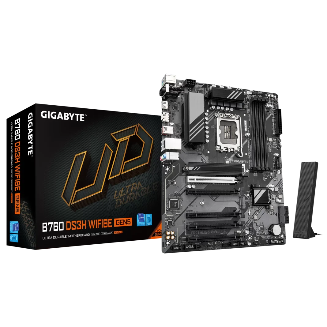 Placa de baza Gigabyte B760 DS3H WIFI6E GEN5 Socket 1700 Placa de baza Gigabyte B760 DS3H WIFI6E GEN5 Socket 1700