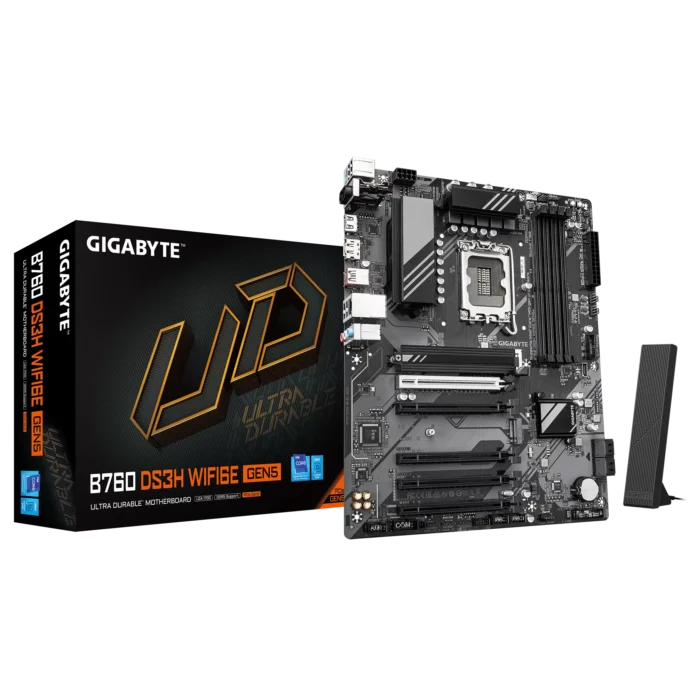 Placa de baza Gigabyte B760 DS3H WIFI6E GEN5 Socket 1700 Placa de baza Gigabyte B760 DS3H WIFI6E GEN5 Socket 1700