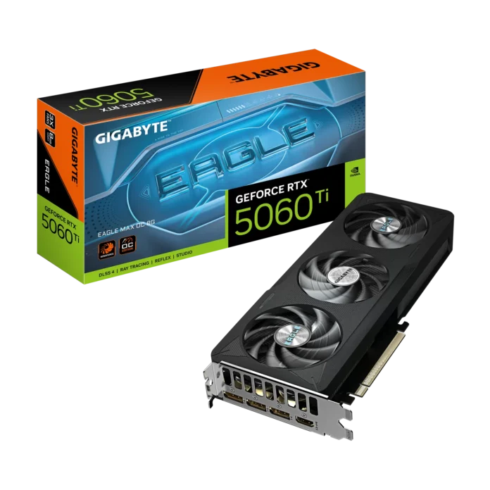 Placa Video Gigabyte GeForce RTX 5060 EAGLE MAX OC 8G 8GB GDDR7 128 biti Placa Video Gigabyte GeForce RTX 5060 EAGLE MAX OC 8G 8GB GDDR7 128 biti