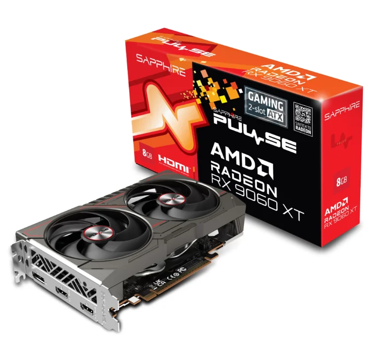Placa Video Sapphire PULSE AMD Radeon RX 9060 XT  8GB GDDR6  128 biti