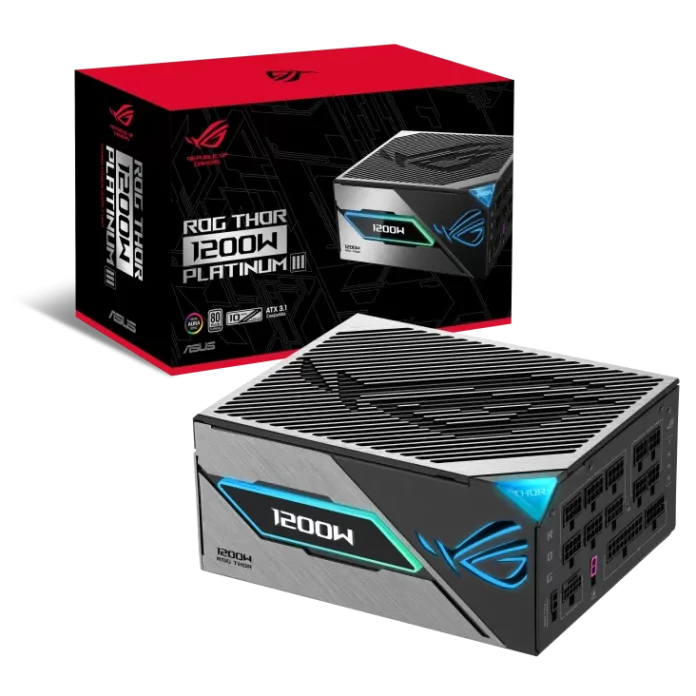 Sursa PC ASUS ROG Thor 1200W Platinum III Modulara 1200W 80 Plus Platinum Sursa PC ASUS ROG Thor 1200W Platinum III Modulara 1200W 80 Plus Platinum