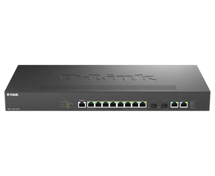 Switch D-Link DMS-1250-12TP cu management cu PoE 8x2500Mbps (PoE) + 2x10000Mbps + 2xSFP+ Switch D-Link DMS-1250-12TP cu management cu PoE 8x2500Mbps (PoE) + 2x10000Mbps + 2xSFP+