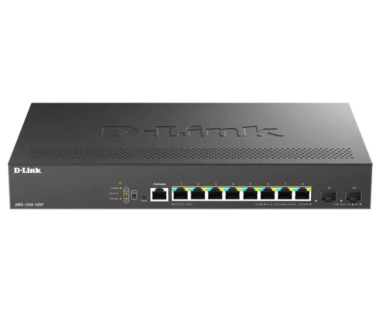 Switch D-Link DMS-1250-10SPL  cu management  cu PoE  8x2500Mbps (PoE) + 2xSFP+