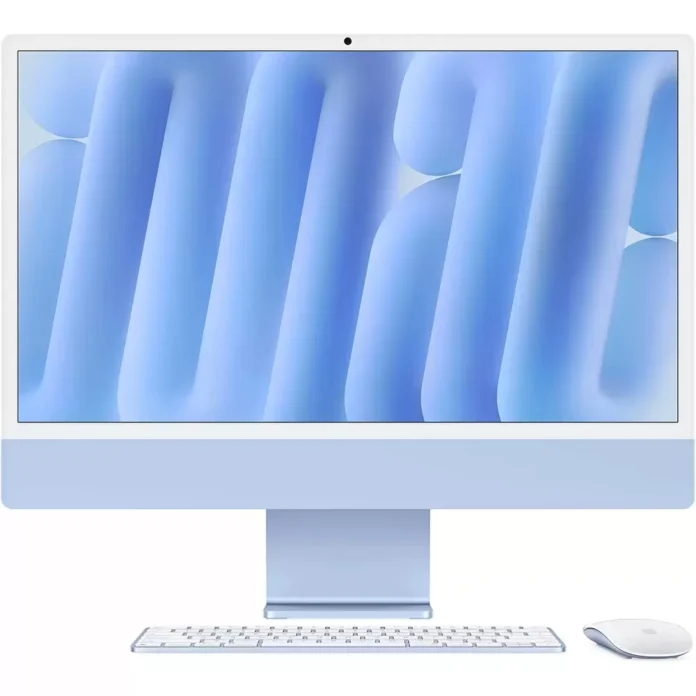 Sistem All-In-One Apple iMac 2024 24″ Retina 4.5K Apple M4 10-core CPU 10-core GPU RAM 32GB SSD 512GB Tastatura INT Mac OS Sequoia Blue Sistem All-In-One Apple iMac 2024 24″ Retina 4.5K Apple M4 10-core CPU 10-core GPU RAM 32GB SSD 512GB Tastatura INT Mac OS Sequoia Blue