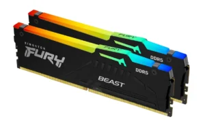 Memorie Desktop Kingston Fury Beast RGB 16GB(2 x 8GB) DDR5 6000Mhz CL30 Memorie Desktop Kingston Fury Beast RGB 16GB(2 x 8GB) DDR5 6000Mhz CL30