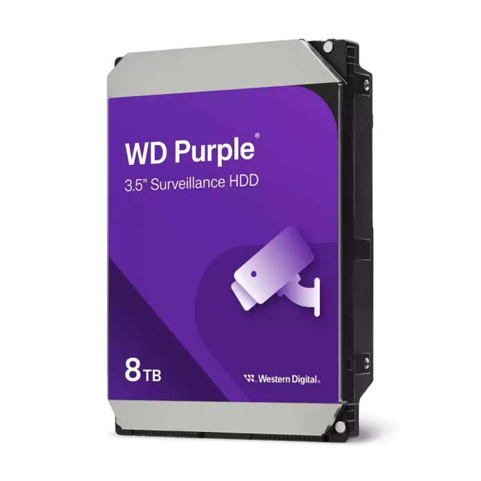 Hard Disk Desktop Western Digital WD Purple Surveillance 8TB 5640RPM 256MB SATA III Hard Disk Desktop Western Digital WD Purple Surveillance 8TB 5640RPM 256MB SATA III