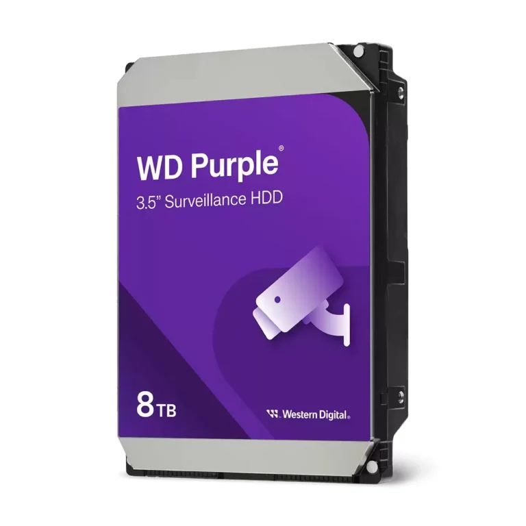 Hard Disk Desktop Western Digital WD Purple Surveillance  8TB  5640RPM  256MB  SATA III
