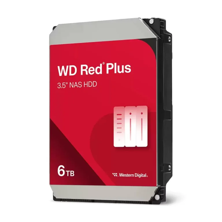 Hard Disk Desktop Western Digital WD Red Plus NAS  6TB  5400RPM  256MB  SATA III