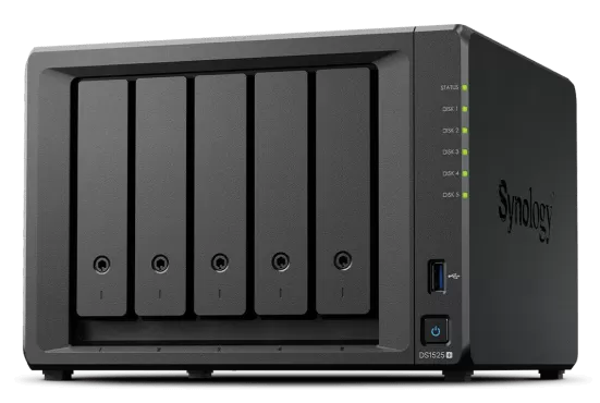 NAS Synology DiskStation DS1525+ 2xGigabit 5-bay 8GB RAM fara HDD-uri NAS Synology DiskStation DS1525+ 2xGigabit 5-bay 8GB RAM fara HDD-uri