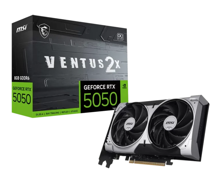 Placa Video MSI GeForce RTX 5050 8G VENTUS 2X OC  8GB GDDR7  128 biti
