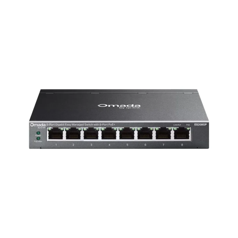 Switch TP-Link Omada ES208GP  cu management  cu PoE  8x100Mbps (8xPoE+)