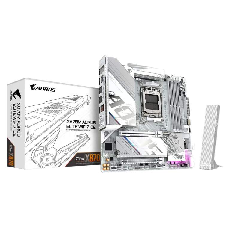Placa de baza Gigabyte X870M AORUS ELITE WIFI7 ICE  Socket AM5