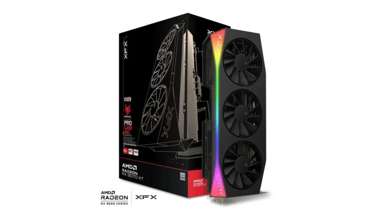 Placa Video XFX Mercury Radeon RX 9070XT OC Gaming Edition  16GB GDDR6  256 biti