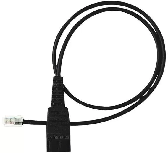 Cablu Adaptor Jabra QD Cord la conector RJ10 0.5m Cablu Adaptor Jabra QD Cord la conector RJ10 0.5m