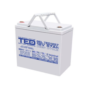 Acumulator AGM VRLA TED TED003393, 12 V, 57 A Acumulator AGM VRLA TED TED003393, 12 V, 57 A