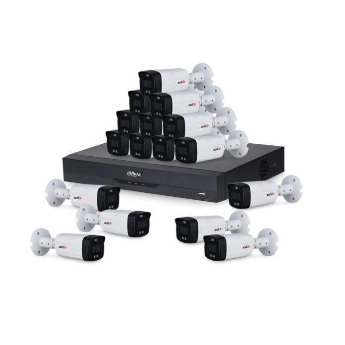 Sistem supraveghere exterior basic Acvil B16EXTIR40-5MP-M, 16 camere, 5 MP, IR 40 m, 3.6 mm, sirena, microfon Sistem supraveghere exterior basic Acvil B16EXTIR40-5MP-M, 16 camere, 5 MP, IR 40 m, 3.6 mm, sirena, microfon