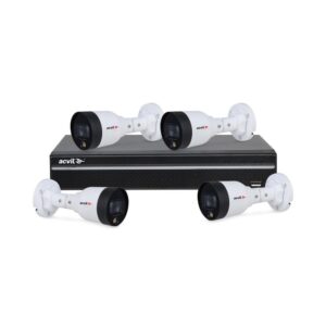 Sistem supraveghere IP exterior Acvil Full Color ACV-FC-B4EXT-30M-4MP-A-IP, 4 camere, 4 MP, lumina alba 30 m, 2.8 mm, slot card, microfon Sistem supraveghere IP exterior Acvil Full Color ACV-FC-B4EXT-30M-4MP-A-IP, 4 camere, 4 MP, lumina alba 30 m, 2.8 mm, slot card, microfon