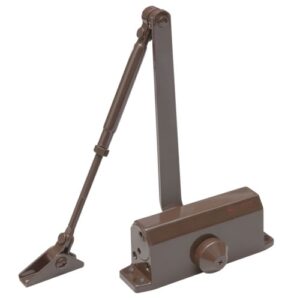 Amortizor hidraulic cu brat pentru usa SA-5012AW-bn, 25-45 Kg, maro, aluminiu Amortizor hidraulic cu brat pentru usa SA-5012AW-bn, 25-45 Kg, maro, aluminiu